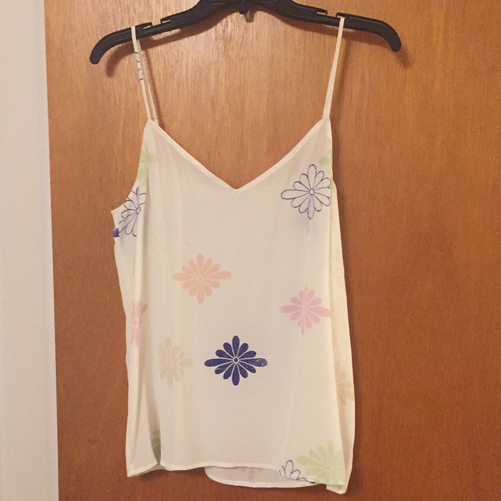 Equipment Layla Cami flower print tank large